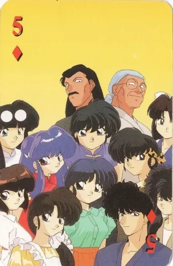 Ranma vintage poker manga cover