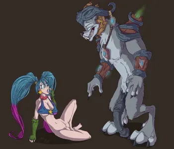 [Fuf] Sona and Zywol (World of Warcraft, League of Legends) manga cover