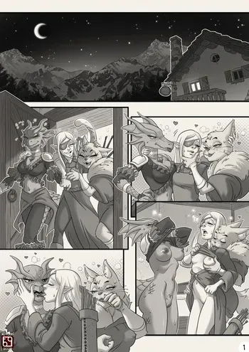After a day of adventures manga cover