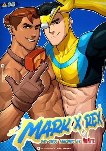 MIDNYTE INVINCIBLE COMIC | REX SPLODE×MARK manga cover