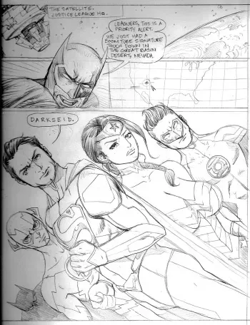 [Pegasus] The Rape of Wonder Woman (Justice League) manga cover