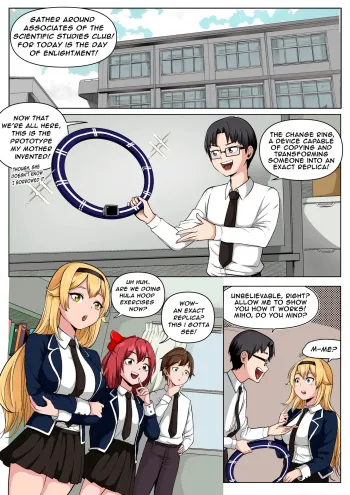 change ring full color manga cover