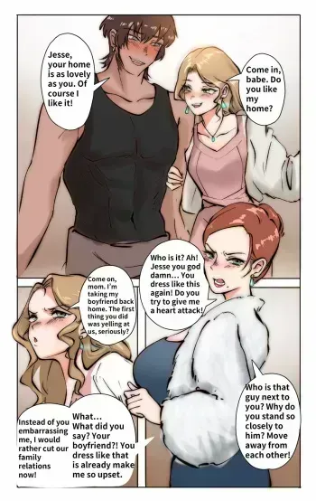 Mother & sissy son 01 manga cover