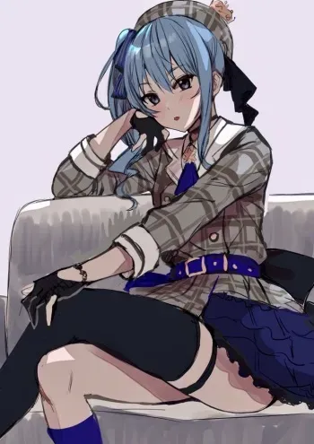 [Pukara] Sui-chan's Rubber Saddle Sex (Hololive) manga cover