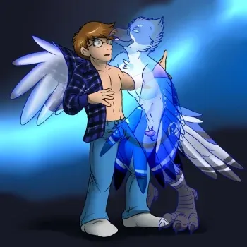 [aggro_badger] Affectionate Bird Spirit manga cover