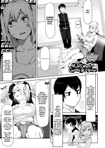 Onee-chan wa Otouto o Wakarasetai | Big Sis Wants to Convince Her Lil' Bro manga cover