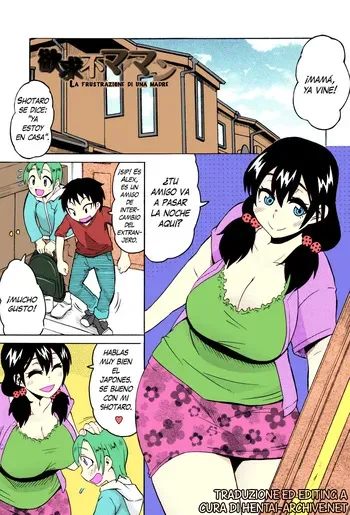 [Yuuki Ray] Yokkyuufu Maman｜Una Mami Frustrada (COMIC Masyo 2015-10) [Spanish] [Knk projects + All-Hentai] [Colorized] [Decensored] manga cover