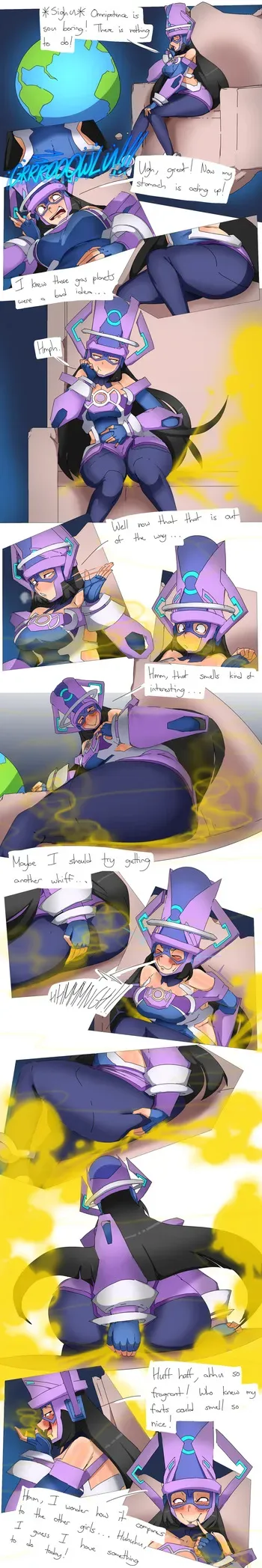 [Lazei] Galacta Sniffing the Marvel Girl's Farts manga cover