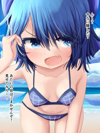 [Hanbun Kyojaku] Cirno-chan to Umi ni Kita (Touhou Project) manga cover
