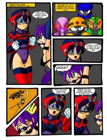 [VCampan] Rock-Gal #6 (Megaman) manga cover