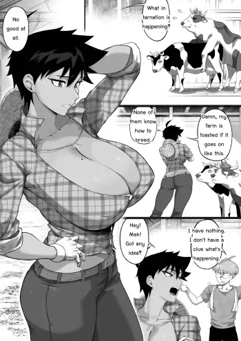 My farmer aunt is having a problem manga cover