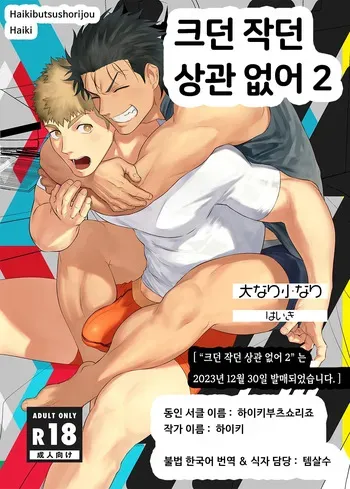 [Haikibutsushorijou (Haiki)] Dainari Shounari 2 | 크던 작던 상관 없어 2 [Korean] [Digital] manga cover