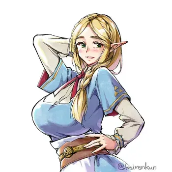 Zelda art - 松本痙 @keirenkun manga cover