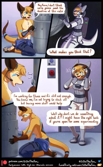 [SiDniTheFox]Friti and Kasia in Hiring more staf manga cover