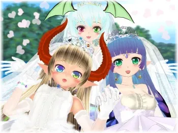 wedding girl collection (3D Custom Girl CG) manga cover