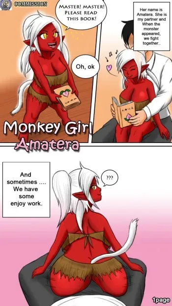 [Dobert] Monkey Girl Amatera manga cover