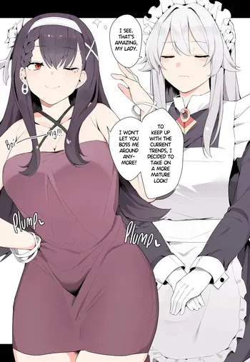 [Kassai] Temporarily Mature Little Lady and the Head Maid manga cover