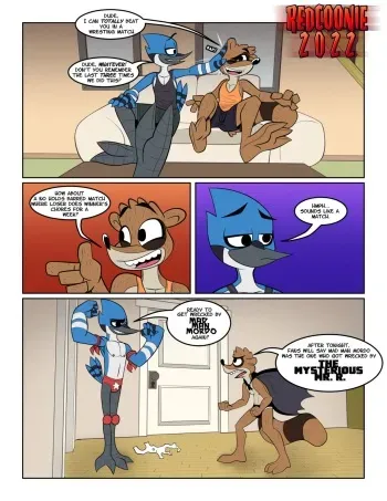 [RedCoonie] Really Real NSFW (Regular Show) manga cover