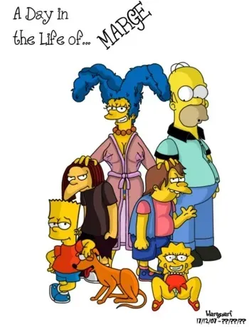[Blargsnarf] A Day in the Life of Marge (The Simpsons) [German] manga cover