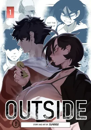 sunger comic Outside manga cover