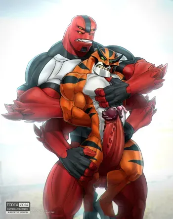 [Todex] Four Arms + Rath (Ben 10) manga cover