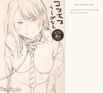 Kosmos ga Saita Hi ni Toranoana Tokuten 4P Leaflet manga cover