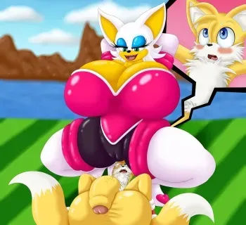 [Senos] Rouge X Tails For Life (Sonic The Hedgehog) manga cover