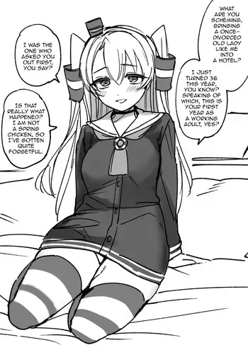 [3260 (Saburou)] Batsuichi Amatsukaze Layer (36) Rakugaki Manga | A Doodle about a Once-divorced Amatsukaze Cosplayer (Kantai Collection -KanColle-) [English] manga cover