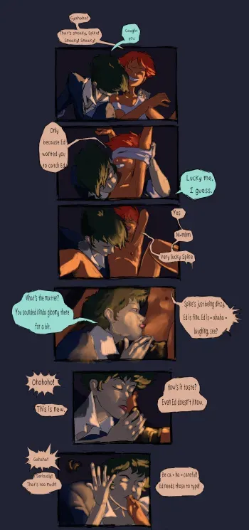 [PinUp Citizen] Spike/Ed AU (Cowboy Bebop) manga cover