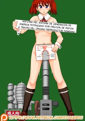(C77) [Ringo Gakuen (Mayonnaise.)] Joseiki-nai no Piston Undou ni Yoru Masatsu Taiden wo Riyou shita Hatsuden System no Rekishi [Spanish] manga cover
