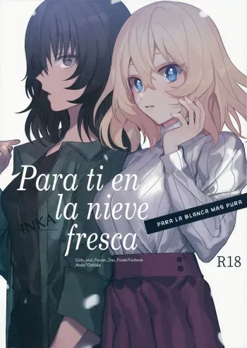 (HaruCC26) [Inka (Tan)] Shinsetsu no Kimi e | Para ti en la nieve fresca (Girls und Panzer) [Spanish] [Mister Nugget] manga cover