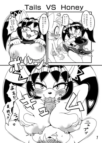 [Michiyoshi] Tails vs Honey sex battle! (Sonic the Hedgehog) [Japanese] manga cover