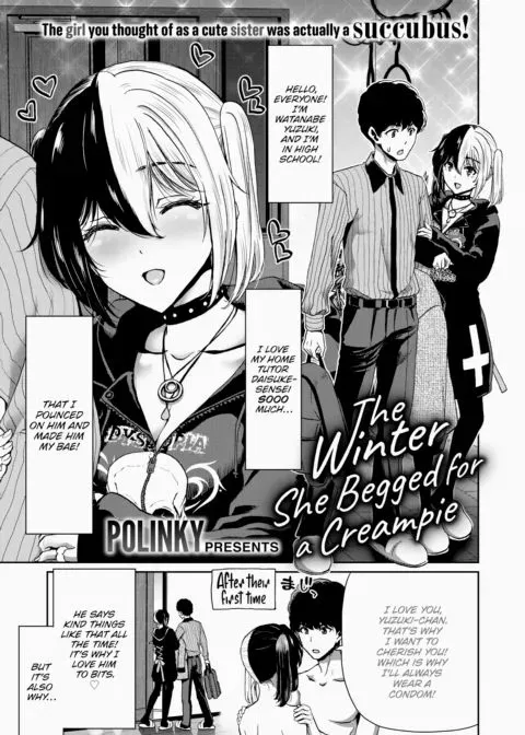 The Winter She Begged For a Creampie manga cover