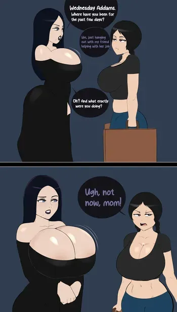 [g3mma] Wednesday Extra (The Addams Family) manga cover