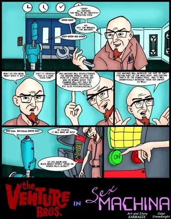 [Karmagik] Sex Machina (The Venture Bros.) manga cover