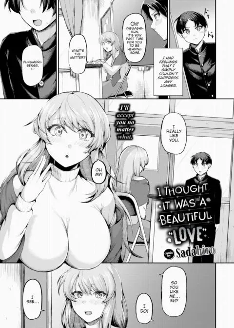 I Thought It Was a Beautiful "Love" manga cover