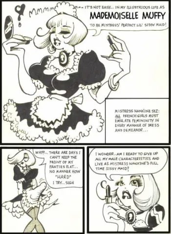 muffy the sissy maid manga cover