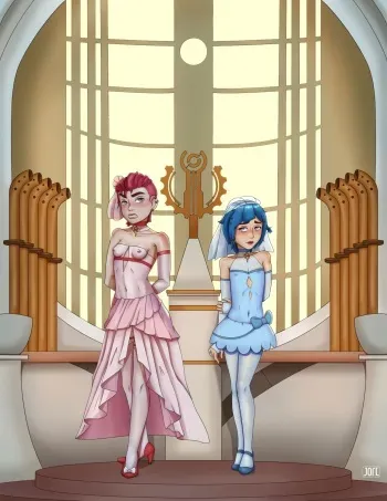 [JorL] Vi and Powder Wedding (Arcane) manga cover