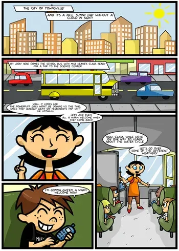 [Xierra099] Rain of Terror (Powerpuff Girls) manga cover