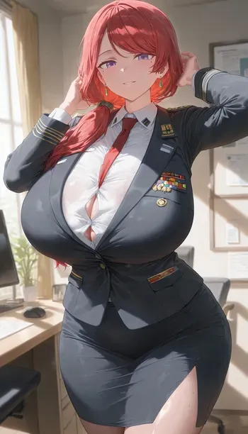 {Love4UandAI} 20250220 - Redhead OL [AI Generated] manga cover