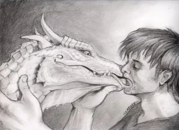 Human Males with Feral Female Dragons manga cover