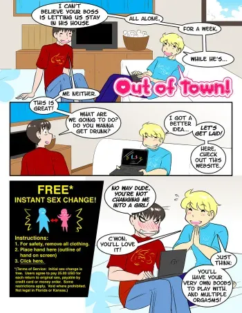 [Kittyhawk] Out of Town manga cover