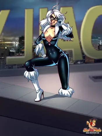 Black Cat VS Venom manga cover
