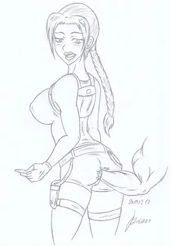 My miny (protoka) Tauren & Lara _ Sketches work manga cover