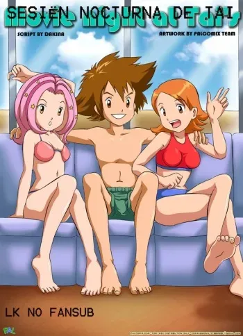 [Palcomix] Movie night at Tai's | La Sesión nocturna de Tai (Digimon) [Spanish] manga cover