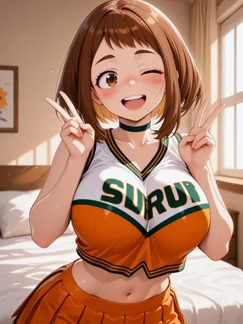 [Jelly Ray] Ochaco Uraraka [AI Generated] manga cover