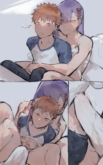 Shirou x Sakura Fate Stay Night manga cover