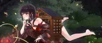 [筱牧] 伪装自缚露出的时候卡进废弃神龛然后被路过的巨大哈士奇骑的女孩 manga cover