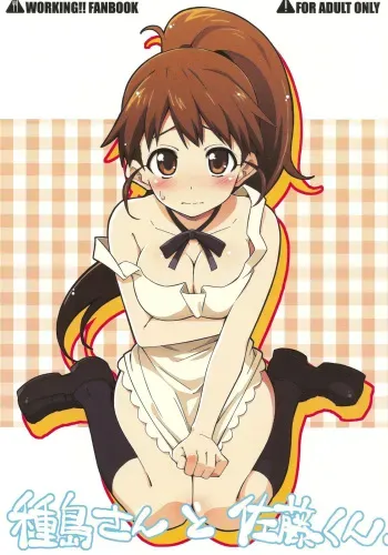 (C78) [BlueBrand (Fujimaru)] Taneshima-san to Satou-kun (WORKING!!) [Spanish] [Kurotao] manga cover