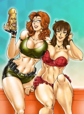 [TeamLadyValiant + BlackWalker] Inside Miss Melissa and Rachel manga cover